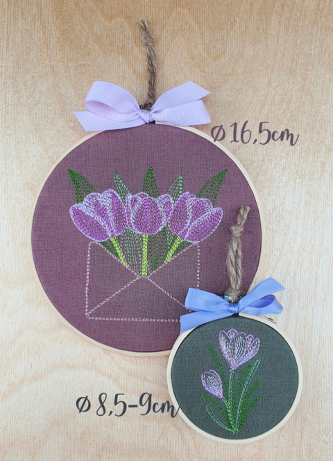 Tamborek tulipany czerwone Tamborek tulipany czerwone