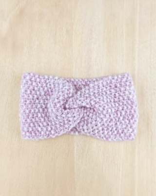 Opaska damska light - lila,ecru