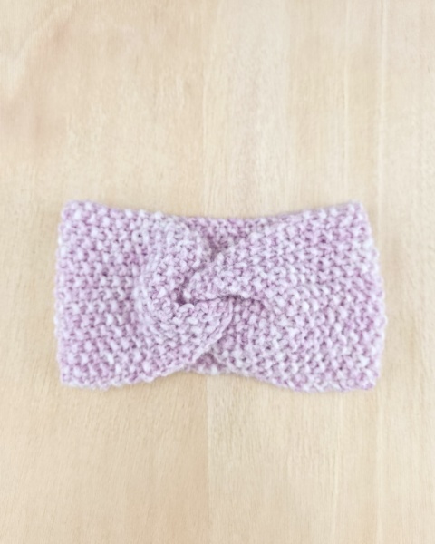 Opaska damska light - lila,ecru