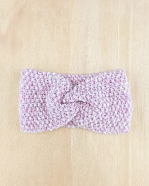 Opaska damska light - lila,ecru