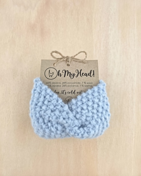 Opaska damska błękit