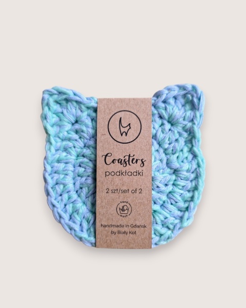 Podkładki pod kubek koty - zestaw 2 sztuk