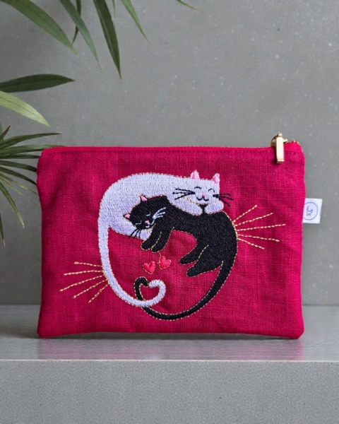 Portmonetka walentynkowe koty